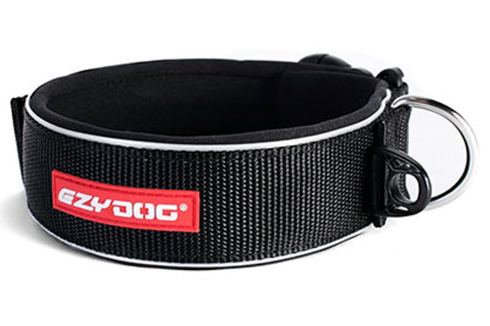 Dog Collar - EzyDog Collar Neo Classic Wide Black Large