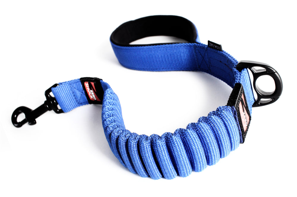 Dog Lead - EzyDog Leash Zero Shock 60cm Blue