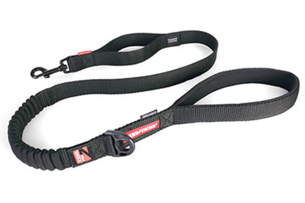 Dog Lead - EzyDog Leash Zero Shock 120cm Black