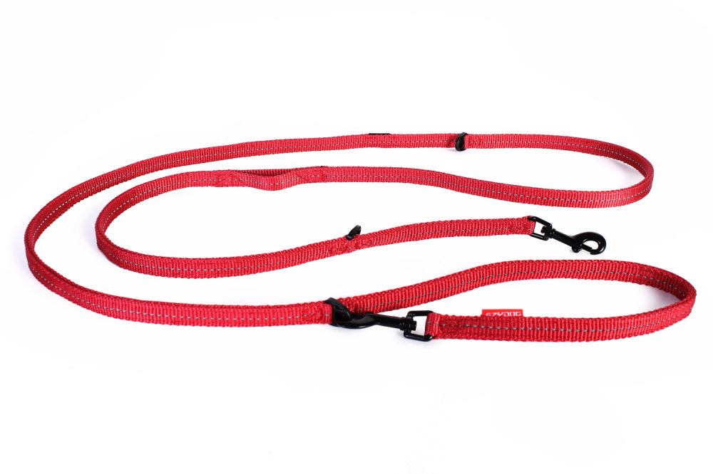 Dog Lead - EzyDog Leash Vario 6 Lite  12mm  Red