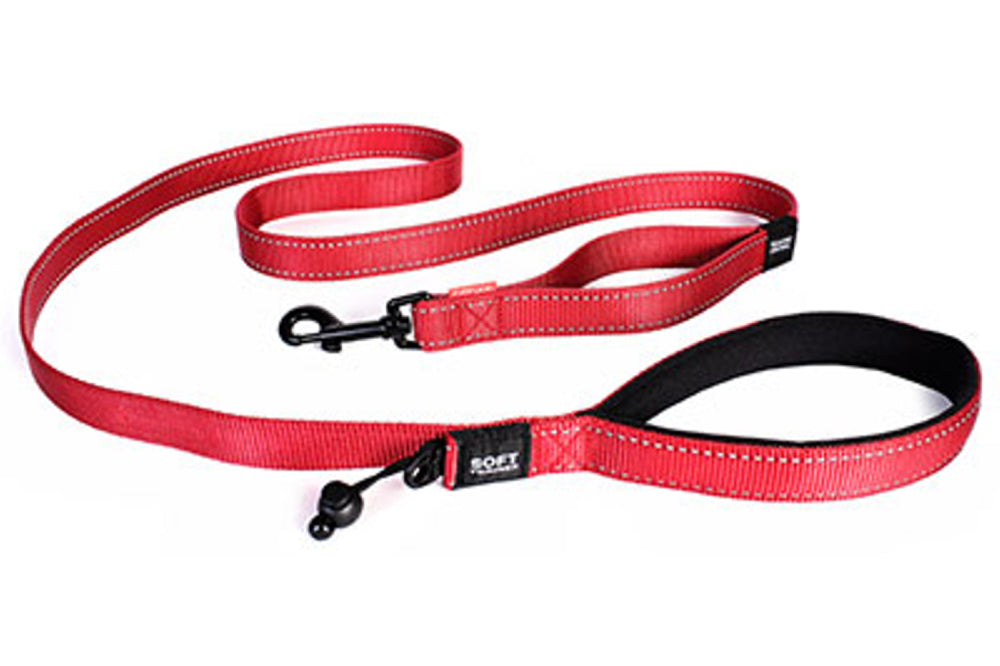 Dog Lead - Ezy Dog Soft Trainer Leash - Red