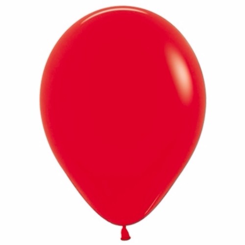 Pack of 50 vibrant 12cm red latex balloons, perfect for adding festive color to any celebration or event.