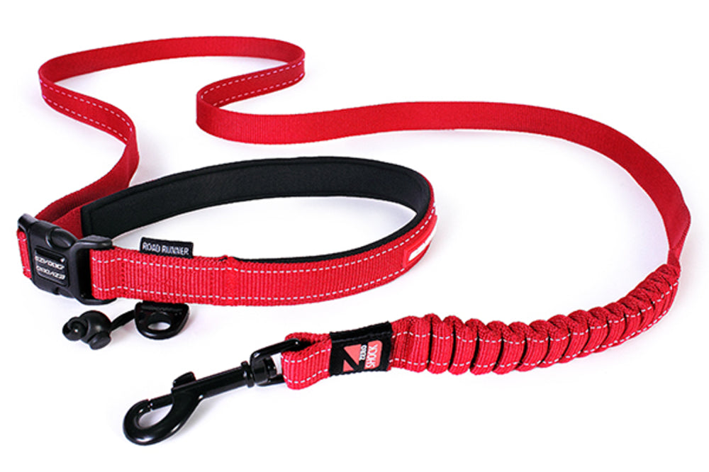 Dog Lead - EzyDog Road Runner Leash 2.1m Red