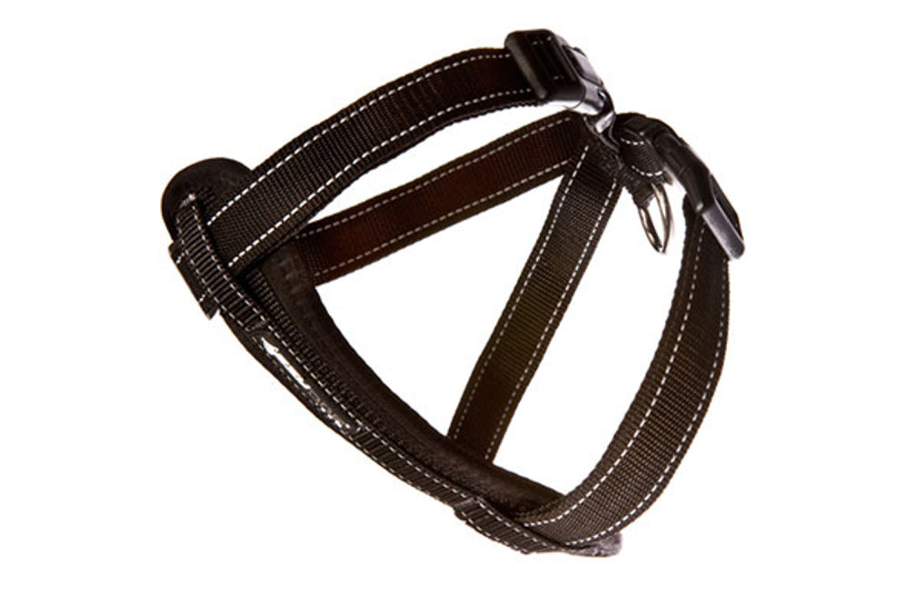 Dog Harness - EzyDog Chest Plate Harness - XXS (Black)