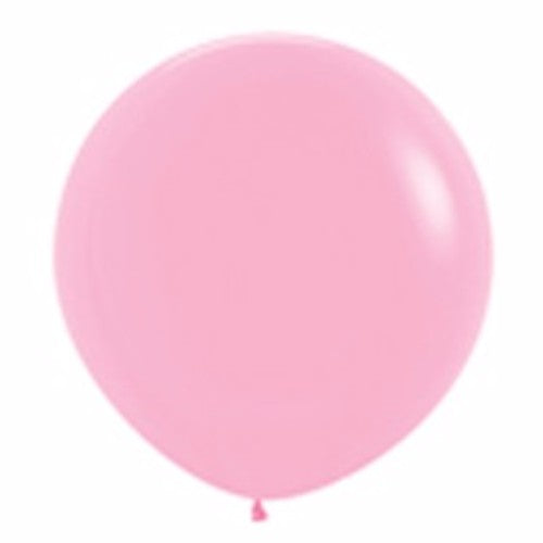 Pack of 2 oversized 90cm Fashion Pink Bubblegum balloons, perfect for vibrant celebrations and party decorations.