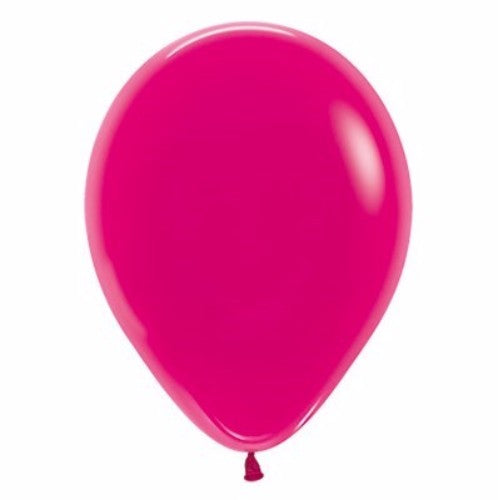 Pack of 100 Jewel Crystal Fuchsia balloons, 30cm, vibrant color for celebrations, perfect for all occasions.