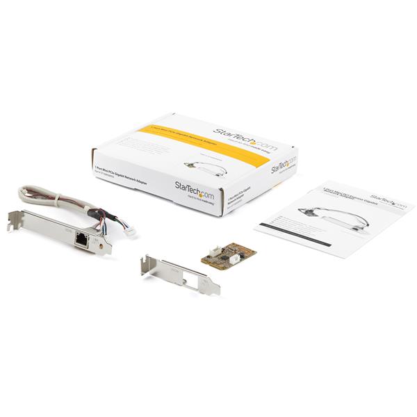 Mini PCIe Gigabit Ethernet Adapter card for 1000Mbps connectivity in Mini-ITX systems, ideal for enhanced network performance.