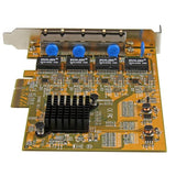 4-Port PCIe Gigabit Network Adapter Card - High-Performance Ethernet NIC for Servers, SMBs & Workstations