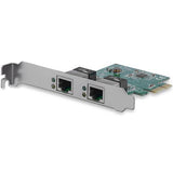 Dual Port Gigabit PCIe Network Adapter Card - High-Speed Ethernet NIC for Servers & Workstations