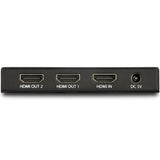 Enhanced 2 Port HDMI Splitter - 4K 60Hz HDMI 2.0 with HDR, EDID Pass-Through & 18Gbps Bandwidth