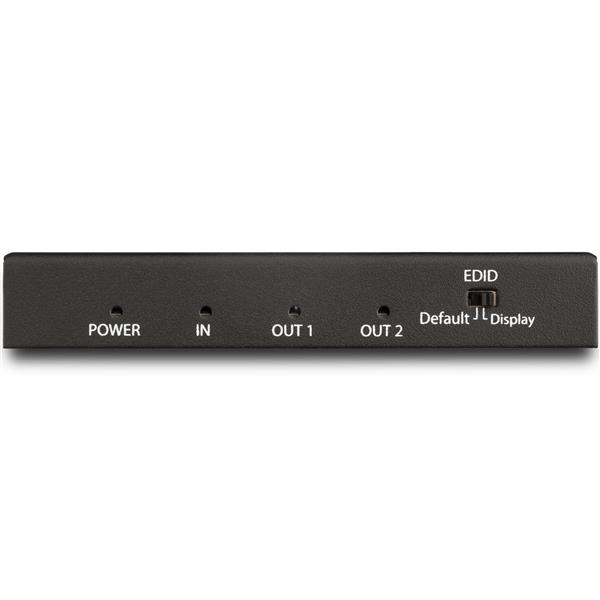 Enhanced 2 Port HDMI Splitter - 4K 60Hz HDMI 2.0 with HDR, EDID Pass-Through & 18Gbps Bandwidth