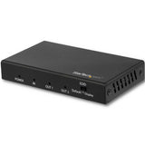 Enhanced 2 Port HDMI Splitter - 4K 60Hz HDMI 2.0 with HDR, EDID Pass-Through & 18Gbps Bandwidth