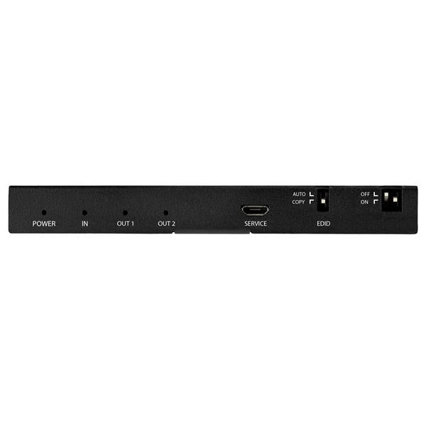 4K HDMI Splitter - 2 Port - 4K 60Hz with Built-In Scaler