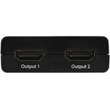 4K HDMI 2-Port Video Splitter - Powered by USB or Adapter - Dual Output for 4K 30Hz