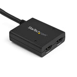 4K HDMI 2-Port Video Splitter - Powered by USB or Adapter - Dual Output for 4K 30Hz