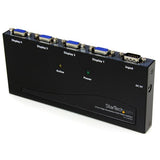 4 Port VGA Video Splitter - High Resolution 350 MHz, Extends Signal Up to 210 Feet, TAA Compliant