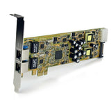 Dual Port PoE PCI Express Gigabit Ethernet Adapter - 25.5W Power Per Port - Compatible with IP Cameras & VoIP Phones