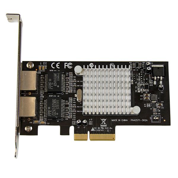 High-Performance 2 Port PCIe Gigabit Ethernet Network Card with Intel I350 Chipset