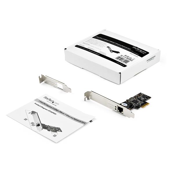 2.5Gbps PCIe Network Card - 1 Port 2.5GBASE-T with Realtek RTL8125 - Upgrade Your Internet Speed