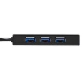 3 Port USB 3.0 Hub with Gigabit Ethernet Adapter - Aluminum Portable Connectivity Solution