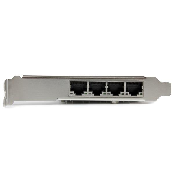 4-Port Gigabit Ethernet Network Card with Intel I350 NIC, designed for high-speed, reliable networking via PCI Express.