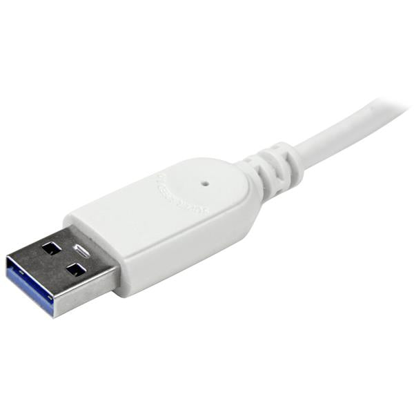 7-Port Compact USB 3.0 Hub with Built-in Cable