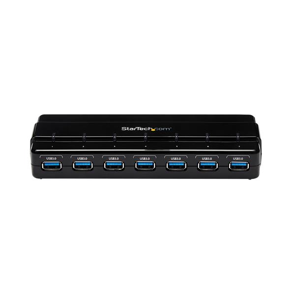 7-Port USB 3.0 Hub for Desktop - High-Speed Data Transfer & Device Connectivity Expander