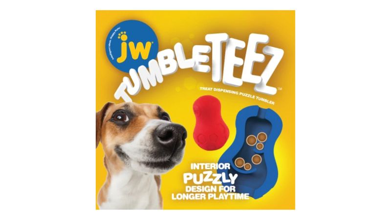 Dog Toy - JW Tumble Teez Medium (Red)