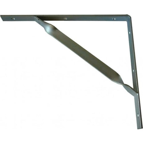 Heavy duty 300x250mm shelf brackets with diagonal stay design for enhanced stability and durability in storage solutions.