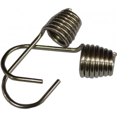 Stainless steel hooks for 8mm bungee cords, ideal for securing gear during outdoor adventures.