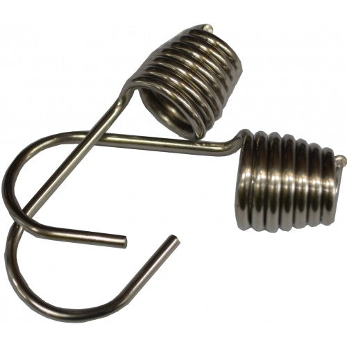 Stainless steel hooks for 8mm bungee cords, ideal for securing gear during outdoor adventures.