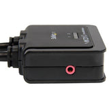 2 Port USB HDMI Cable KVM Switch with Audio and Remote Switch – USB Powered