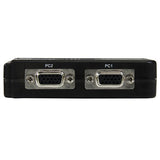 2 Port USB KVM Switch Kit with Audio, Cables & High-Resolution VGA Support for Dual Computers