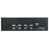 4-Port Dual DisplayPort KVM Switch with 4K 60Hz Support for Seamless Multi-Computer Control