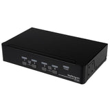 4 Port USB DisplayPort KVM Switch with Audio for Seamless Multi-Computer Control - TAA Compliant