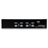 4 Port 1U Rackmount USB KVM Switch with OSD