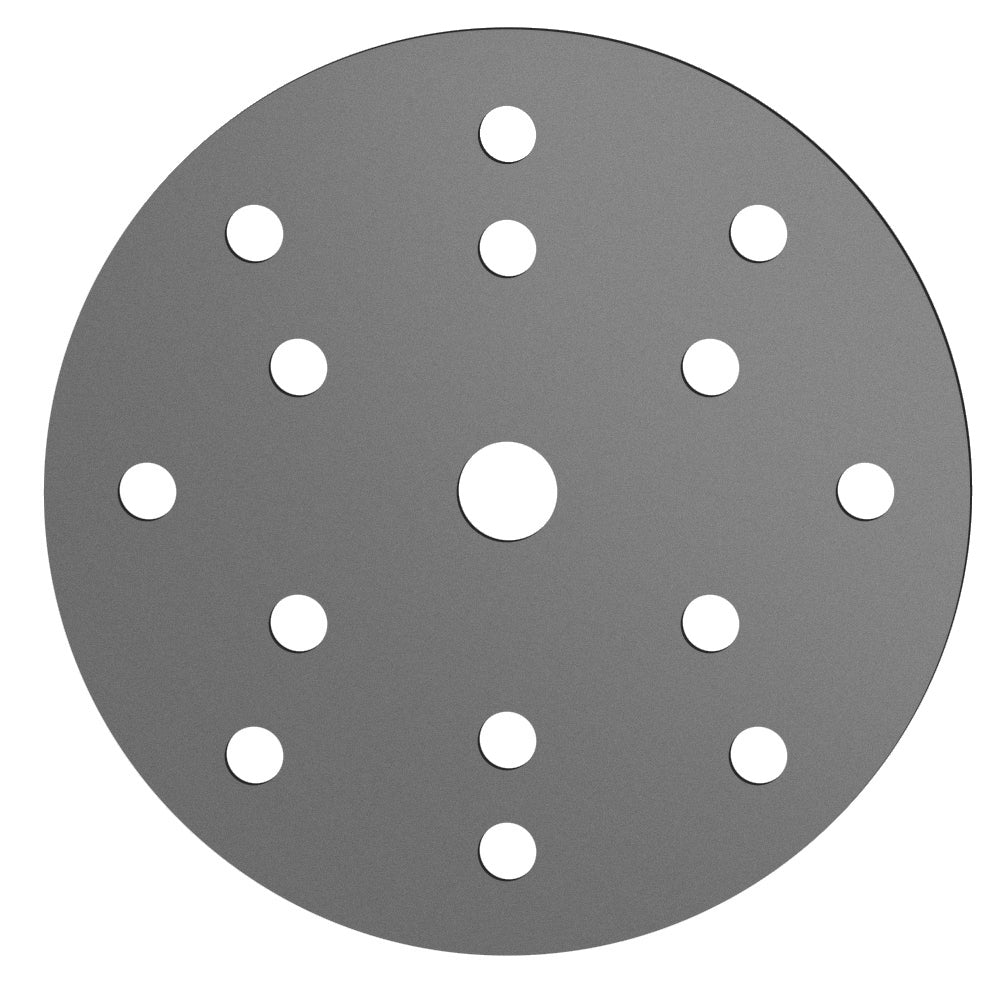 SANDWOX 235 GREY ZIRCONIA FILM DISC P180 150MM 15 HOLE 100PC