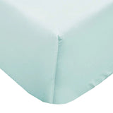 Fitted Sheet - Bambury Plain Dyed Queen (Sea Foam)