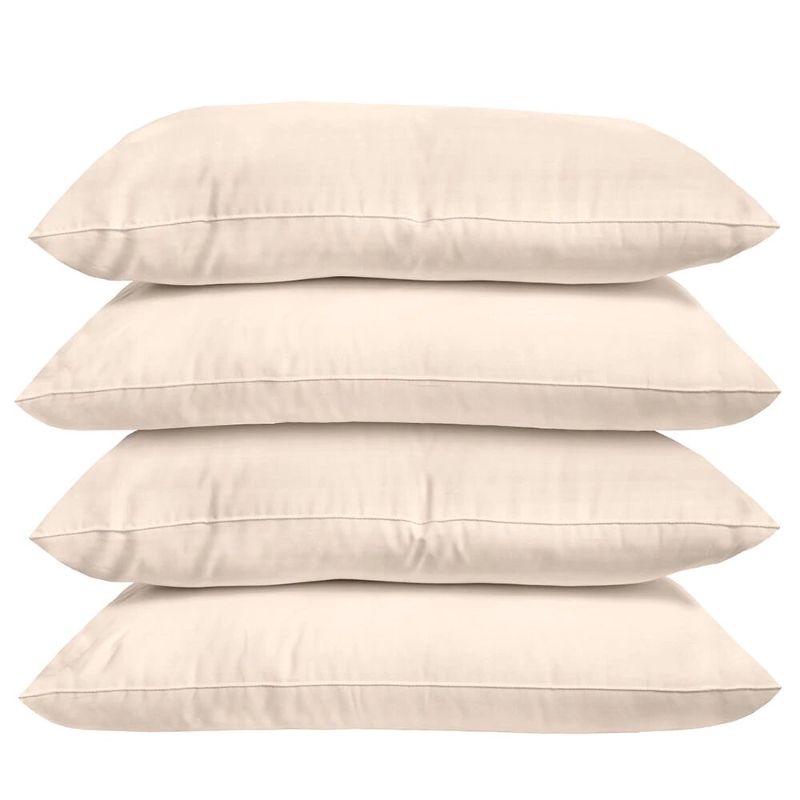 King Single Sheet Set - Fitted - Bambury Plain Dyed BONUS Pack (Sand)