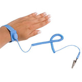 Premium ESD anti-static wrist strap with grounding wire for safe handling of sensitive electronics.