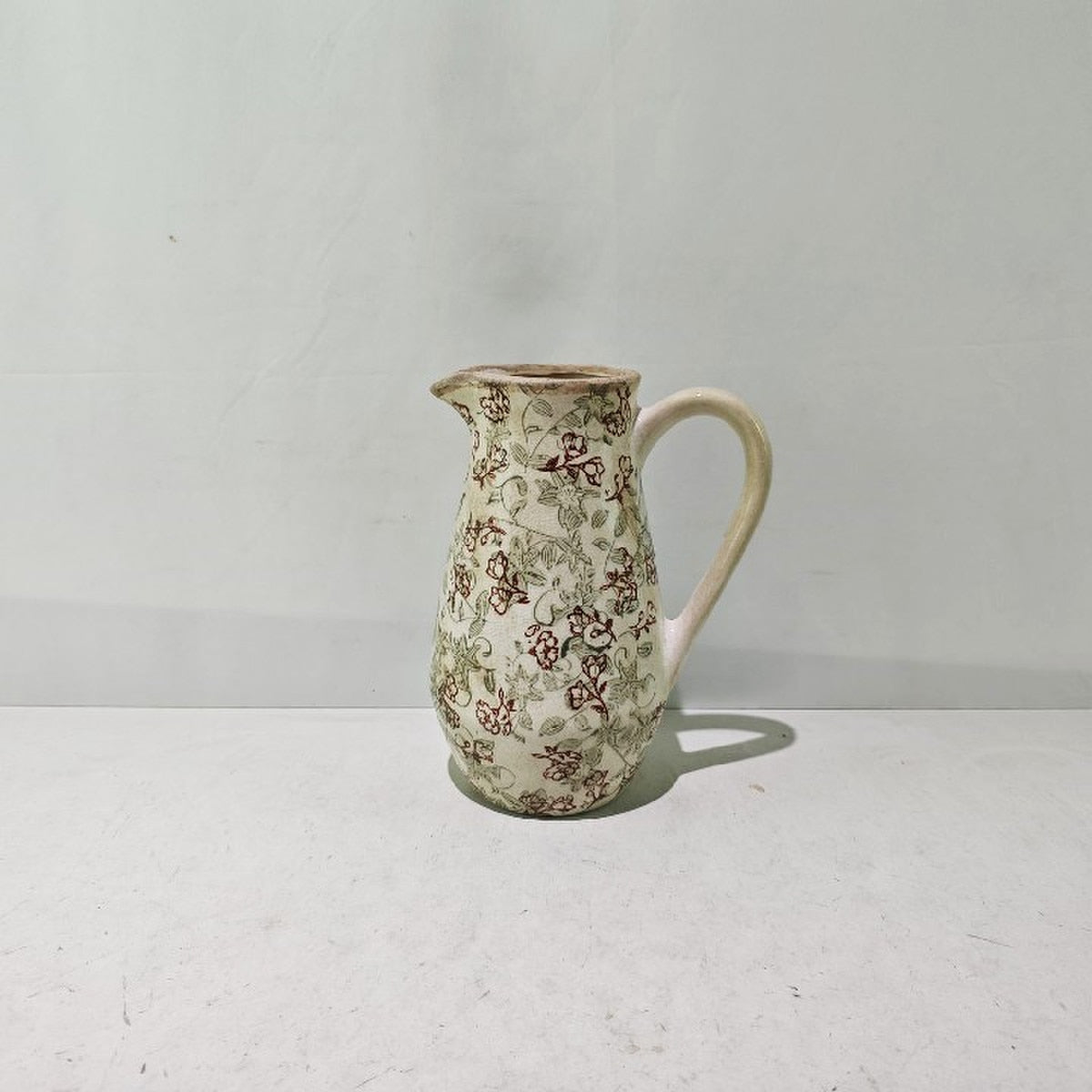 AUTUMN FLORAL CERAMIC JUG - AUTUMN -  205x145x255