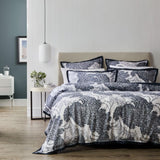 King Duvet / Quilt Cover Set - SAGO INK