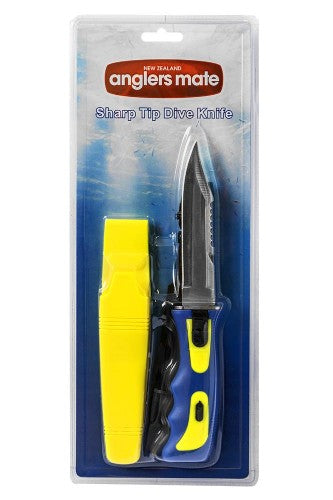 Dive Knife with Sheath - Anglers Mate