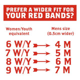 Red Band Women/Youth Low Size 4