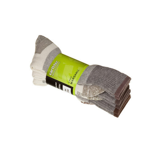 Socks - 3pk Earthtec Marshall Assorted (Size 6-10)