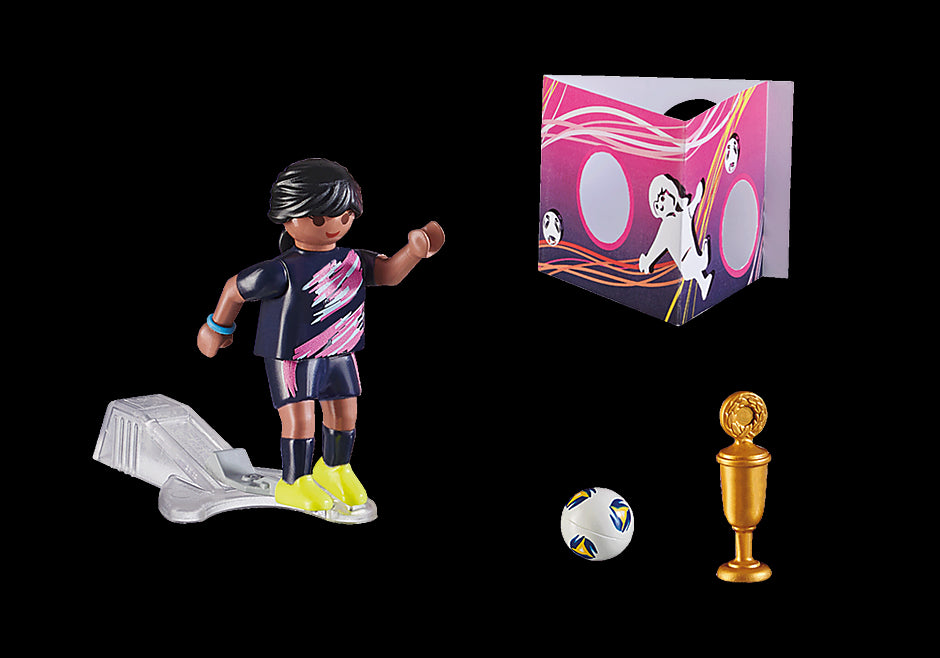 Playmobil Soccer Player with Goal