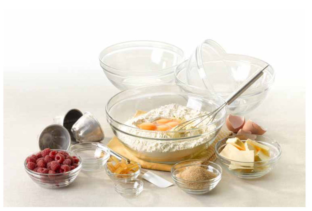 Glass Bowls - Clear Glass (Duralex) - 31cm
