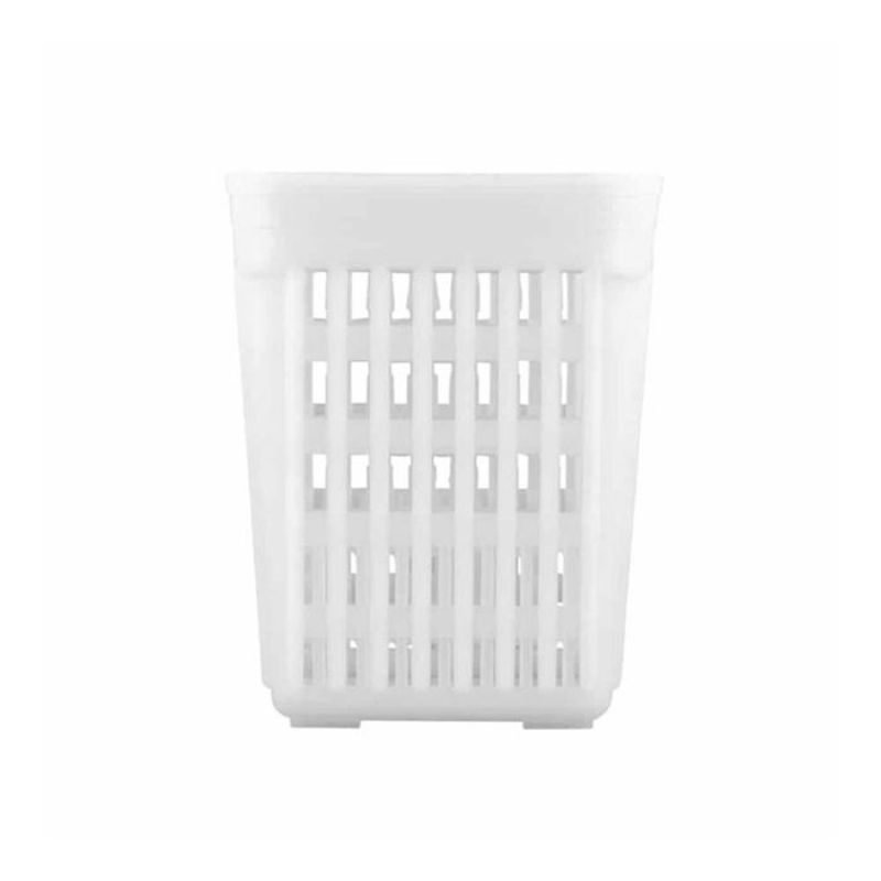 CUTLERY BASKET - SQUARE WHITE (13cm)