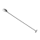 BAR MUDDLING SPOON WITH MASHER (27.5cm)