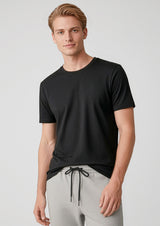 Action Mens Short Sleeve Tee - Black